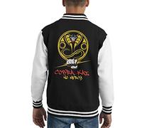 Cloud City 7 Cobra Kai No Mercy Kid's Varsity Jacket Black/White