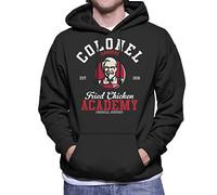 Cloud City 7 Colonel Sanders Fried Chicken Academy KFC Men's Hooded Sweatshirt Black
