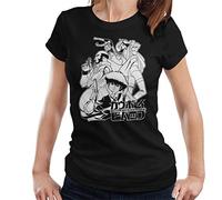 Cloud City 7 Crew Montage White Cowboy Bebop Women's T-Shirt