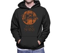 Cloud City 7 Firefly Stay Shiny Serenity Men's Hooded Sweatshirt Black