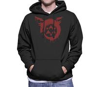 Cloud City 7 Full Metal Alchemist Homonculus Men's Hooded Sweatshirt Black
