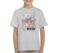Cloud City 7 Fullmetal Alchemist Hero Montage Kid's T-Shirt Heather Grey