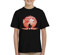 Cloud City 7 God of War Kratos Moon Kid's T-Shirt Black