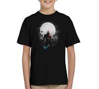 Cloud City 7 God of War Kratos Moon Kid's T-Shirt Black