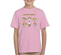 Cloud City 7 Gudetama Current Mood Lazy Kid's T-Shirt Light Pink