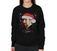 Cloud City 7 Hans Gruber Have A Yippee Kay Ay Christmas Die Hard Women's Sweatshirt Black