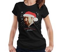 Cloud City 7 Hans Gruber Have A Yippee Kay Ay Christmas Die Hard Women's T-Shirt Black