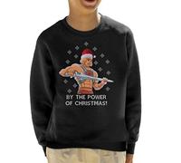 Cloud City 7 He Man by The Power of Christmas Kid's Sweatshirt Black