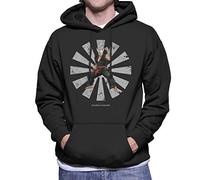 Cloud City 7 Heihachi Mishima Retro Japanese Tekken Men's Hooded Sweatshirt Black