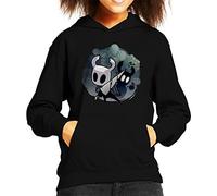 Cloud City 7 Hollow Knight Shadow Kid's Hooded Sweatshirt Black