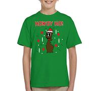 Cloud City 7 Howdy Ho Mr Hankey The Christmas Poo Kid's T-Shirt Kelly Green
