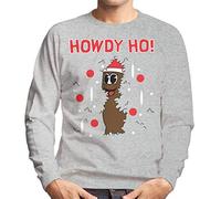Cloud City 7 Howdy Ho Mr Hankey The Christmas Poo Men's Sweatshirt Heather Grey