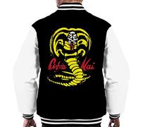 Cloud City 7 I Am A Cobra Kai Men's Varsity Jacket Black/White