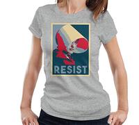 Cloud City 7 June Resist The Handmaids Tale Women's T-Shirt Heather Grey