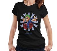 Cloud City 7 Lemmings Retro Japanese Women's T-Shirt Black