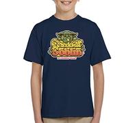 Cloud City 7 Mandy Cheddar Goblin Kid's T-Shirt Navy Blue