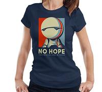 Cloud City 7 No Hope Marvin The Hitchhikers Guide to The Galaxy Women's T-Shirt Navy Blue