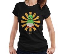 Cloud City 7 Orville The Duck Retro Japanese Women's T-Shirt Black