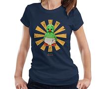 Cloud City 7 Orville The Duck Retro Japanese Women's T-Shirt Navy Blue