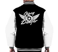Cloud City 7 Pacific Rim Gipsy Danger Men's Varsity Jacket Black/White