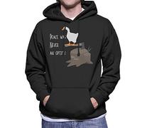 Cloud City 7 Peace was Never an Option Untitled Goose Game Men's Hooded Sweatshirt Black