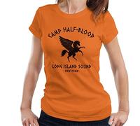 Cloud City 7 Percy Jackson Camp Half Blood Women's T-Shirt Orange