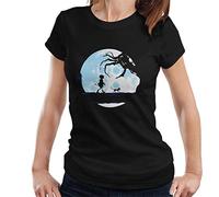 Cloud City 7 Perfect Moonwalk Coraline Women's T-Shirt Black