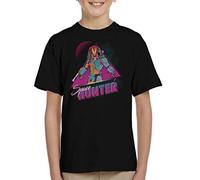 Cloud City 7 Predator Space Hunter Neon Kid's T-Shirt