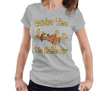 Cloud City 7 Quicker Than The Human Eye Hong Kong Phooey Women's T-Shirt Heather Grey