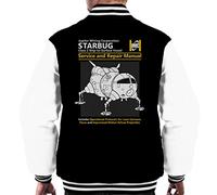 Cloud City 7 Red Dwarf Starbug Service and Repair Manual Men's Varsity Jacket
