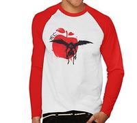 Cloud City 7 Red Sun Ryuk Death Note Men's Baseball Long Sleeved T-Shirt