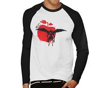 Cloud City 7 Red Sun Ryuk Death Note Men's Baseball Long Sleeved T-Shirt