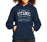 Cloud City 7 RMS Titanic Maiden Voyage Kid's Hooded Sweatshirt
