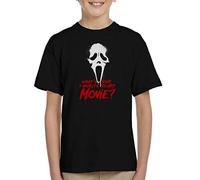 Cloud City 7 Scream Favourite Scary Movie Kid's T-Shirt Black