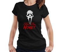 Cloud City 7 Scream Favourite Scary Movie Women's T-Shirt Black