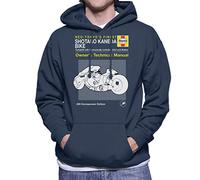 Cloud City 7 Shotaro Kaneda Bike Haynes Manual Akira Men's Hooded Sweatshirt Navy Blue