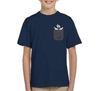 Cloud City 7 Stay Puft Man Pocket Print Ghostbusters Kid's T-Shirt