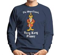 Cloud City 7 The Magnificent Hong Kong Phooey Men's Sweatshirt Navy Blue