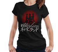 Cloud City 7 The Promised Neverland Silhouette Women's T-Shirt Black