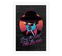Cloud City 7 Thompson Buy The Ticket Take The Ride A4 Print