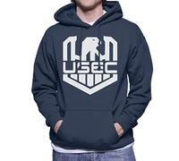 Cloud City 7 USEC Escape from Tarkov Men's Hooded Sweatshirt Navy Blue