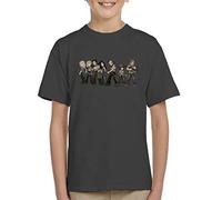 Cloud City 7 Walking Dead Heroes Kid's T-Shirt Charcoal