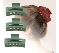 Cloud Claw Clips, Flexible Cozy Claw Clip, Unsnappable Hair Clip for Women, Flexible Hair Clips, Strong Hold Jaw Clipss (E-3pc)