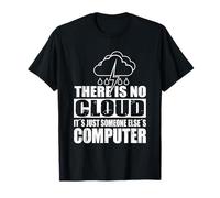 Cloud Computer Programmer Costume Nerds Science Coding T-Shirt