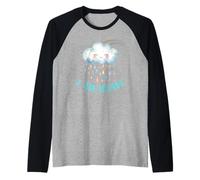 Cloud Cute Present for Bravery I'm Brave Raglan Baseball Tee