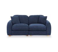 Cloud Deep Blue 3 Seater Sofa - Fully Assembled By Roseland Furniture