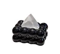 Cloud Design Tissue Box Living Room Coffee Table Paper Towel Dispenser Holder Kitchen Decoration for Living Room and Bedroom(Black)