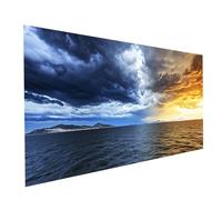Cloud Diamond Art Kits Adults, Landscape Diamond Painting Kit, Round Full Drill Paint by Numbers for Adults 16 x 32Inch, Crystal Art Rhinestones Embroidery Cross Stitch Artwork, Room Decor Model-14611