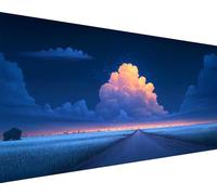 Cloud Diamond Painting Landscape Diamond Art Kits Adults Beginners DIY 5D Round Drill Round Gem Crystal Art Rhinestone Embroidery Paintings Crafts Picture Kits for Home Wall Decor 50x100cm w8-b3