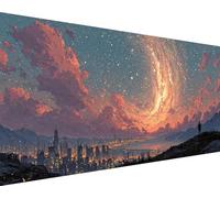 Cloud Diamond Painting Starry Sky Diamond Art Kits Adults Beginners DIY 5D Square Drill Round Gem Crystal Art Rhinestone Embroidery Paintings Crafts Picture Kits for Home Wall Decor 80x160cm tm2-x7